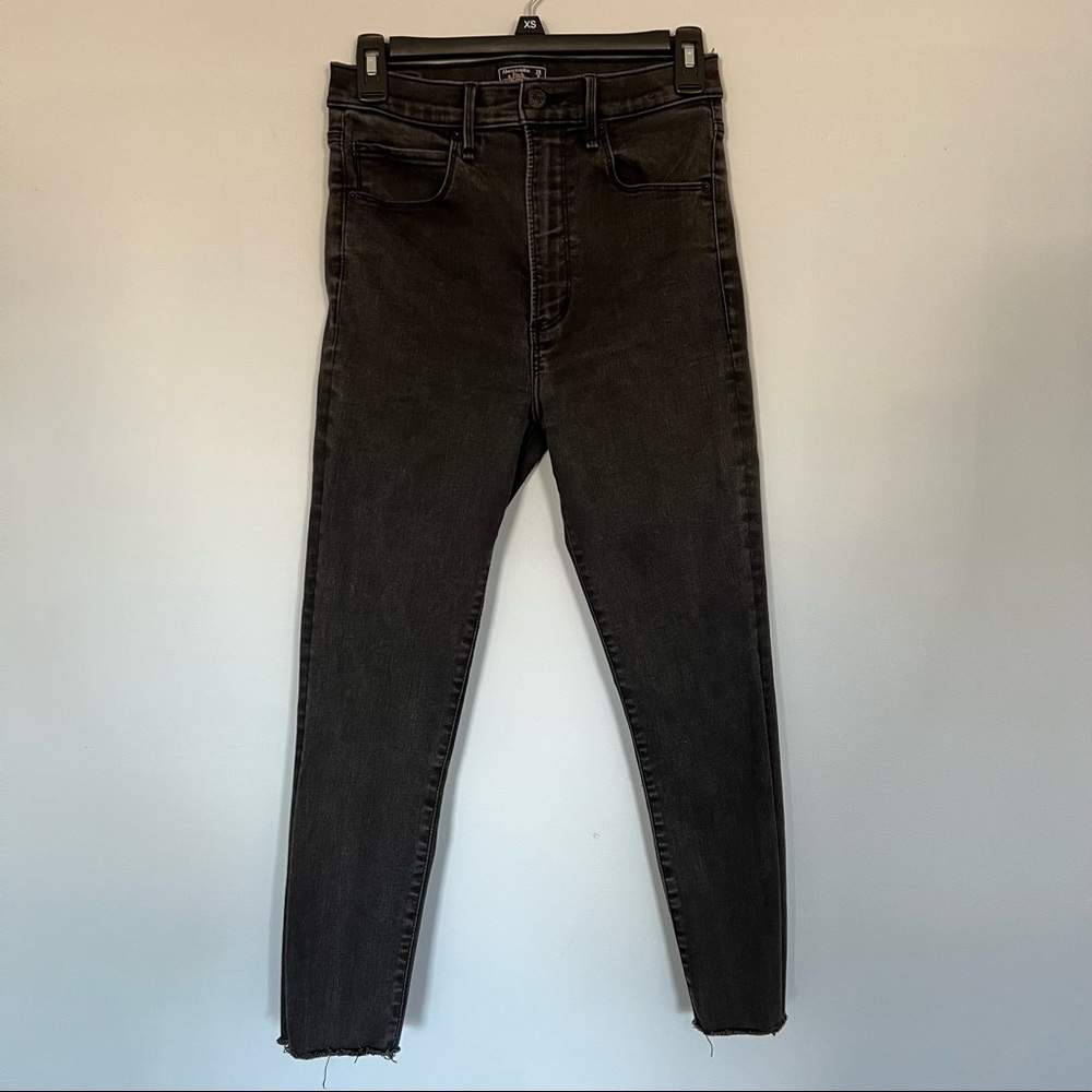 A&F Ultra High Rise Super Skinny Ankle Jeans